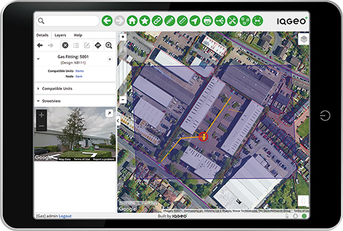 A digital twin of the gas network